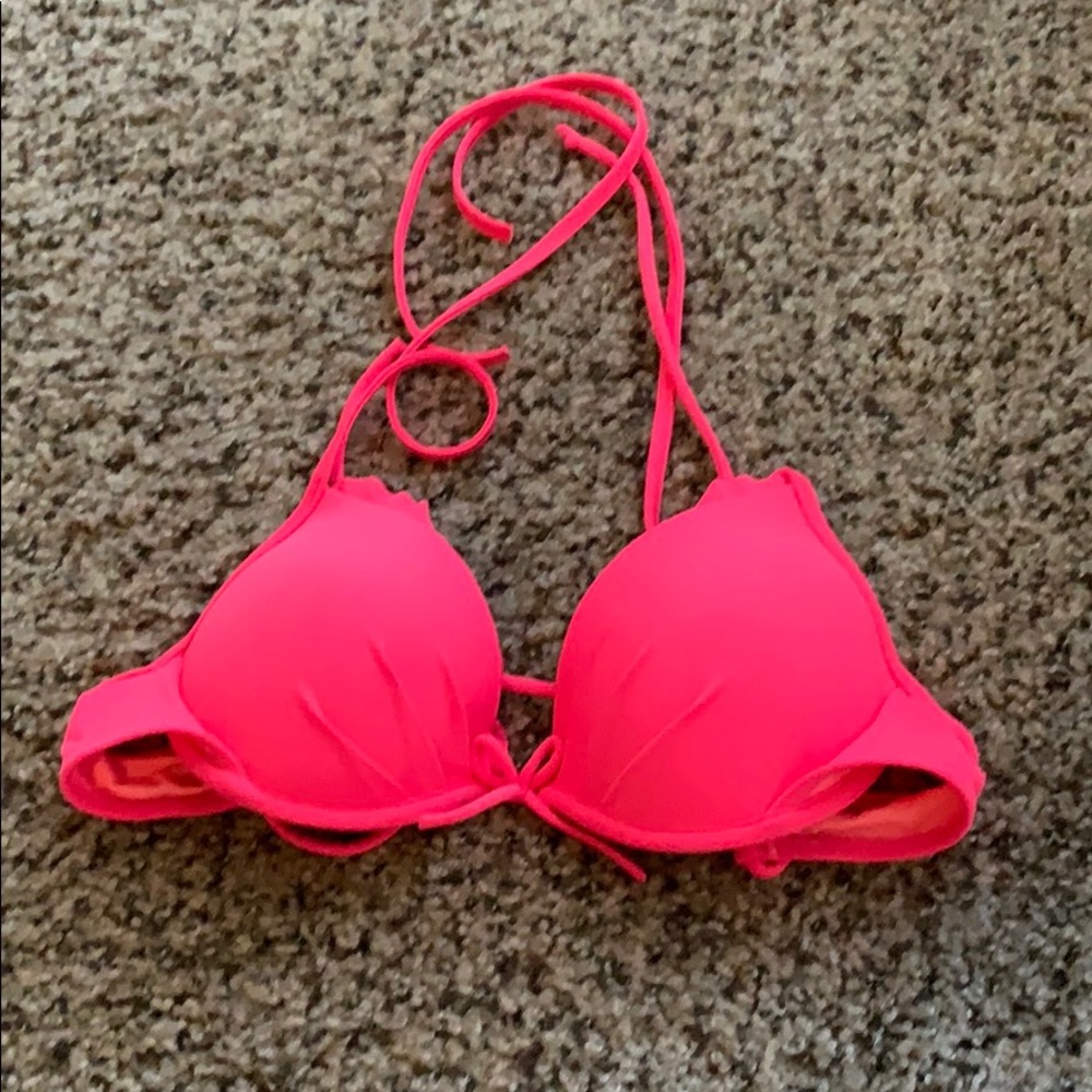 Neon Pink Victoria’s Secret Bikini Top - 32 B